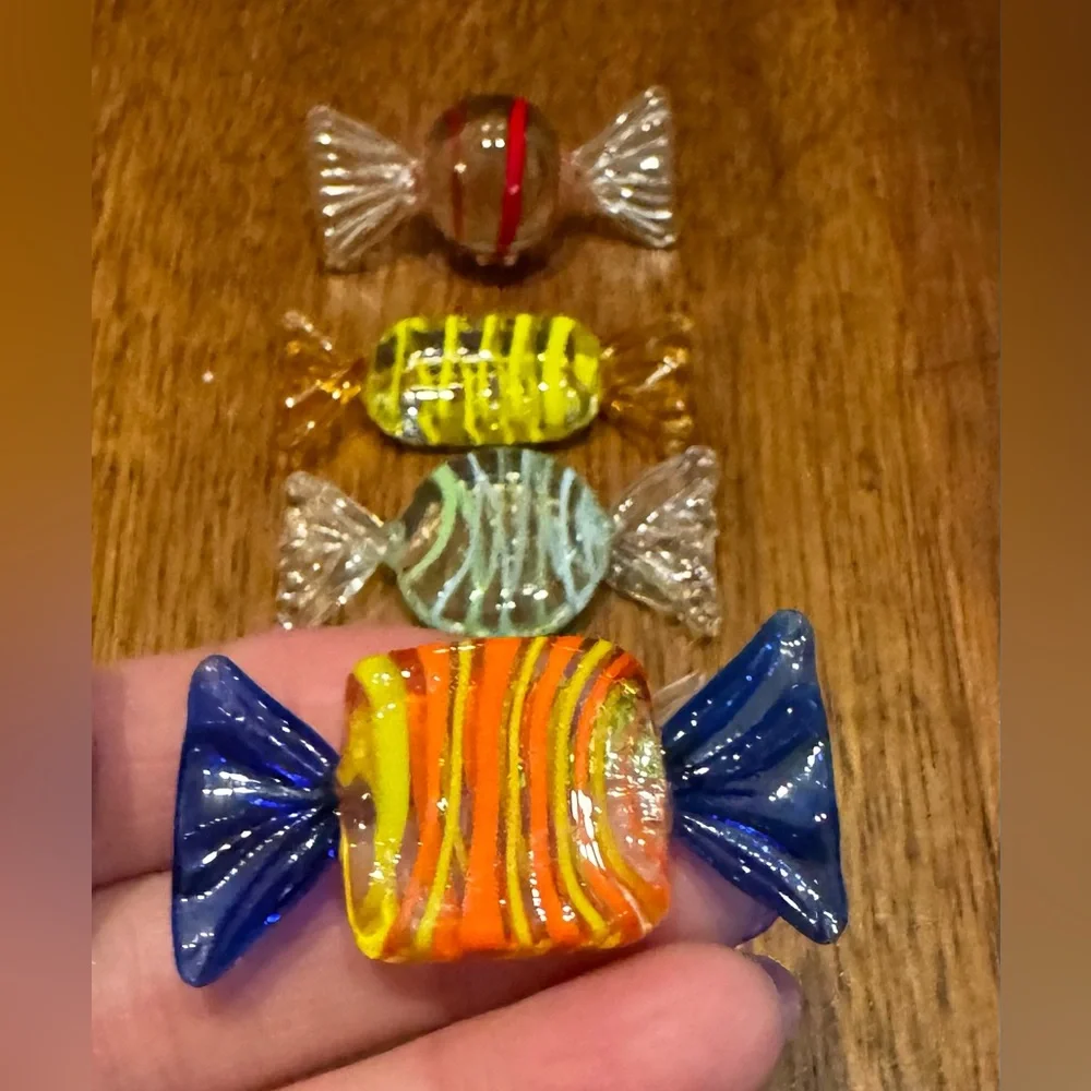 Colorful Vintage Glass Candy Decor
